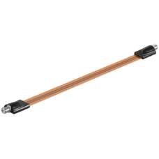 GOOBAY F (F) - F (F), 75 Ohm, 0,5m, slim satelitní anténní průchodka 0,3mm